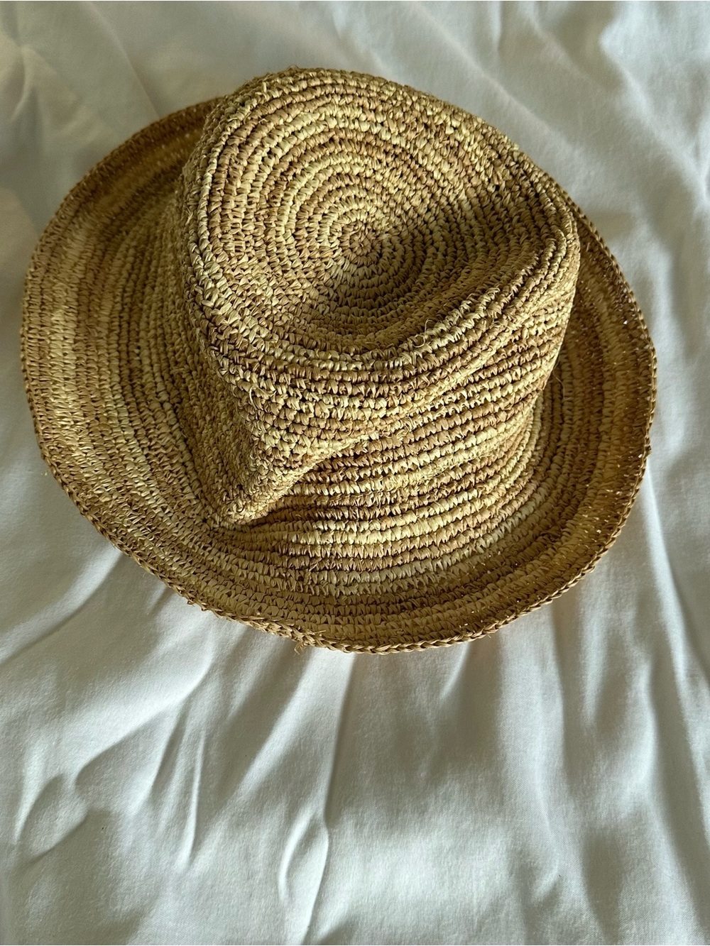 l*space Straw Woven Sun Hat in Natural Tan